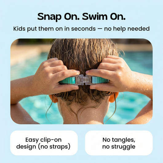 Peekabops™ Clip-On Swim Goggles